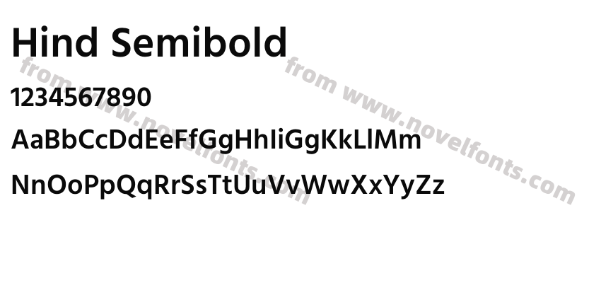 Hind SemiboldPreview
