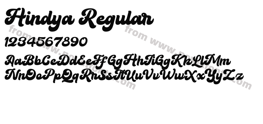 Hindya RegularPreview