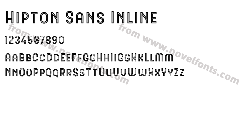 Hipton Sans InlinePreview