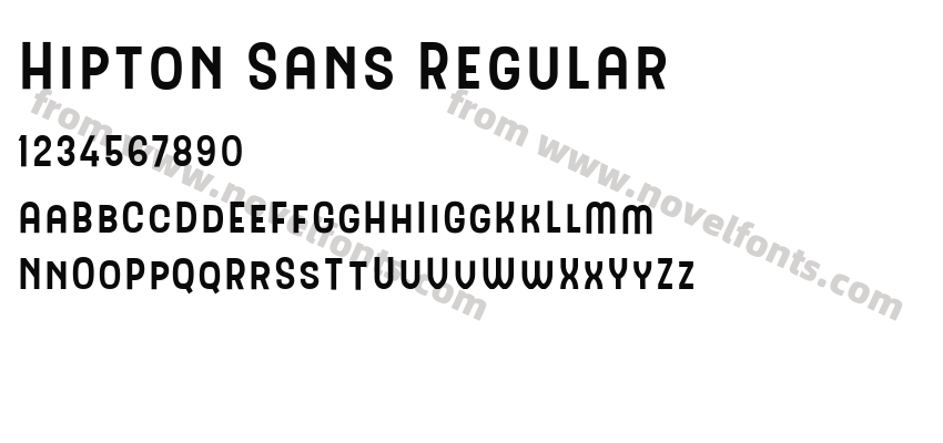 Hipton Sans RegularPreview