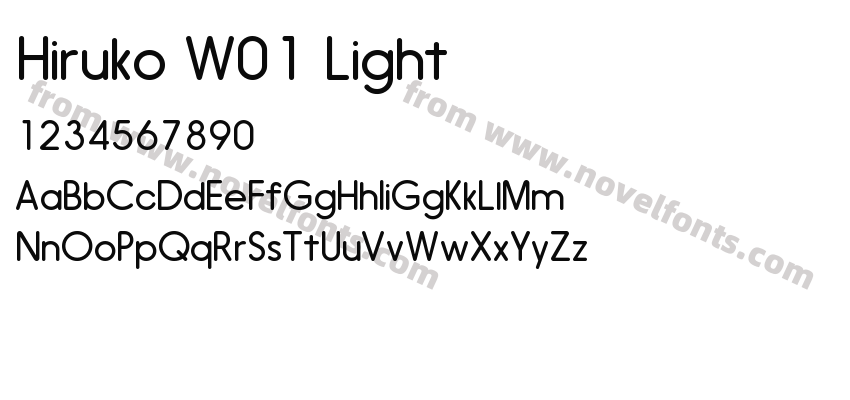 Hiruko W01 LightPreview