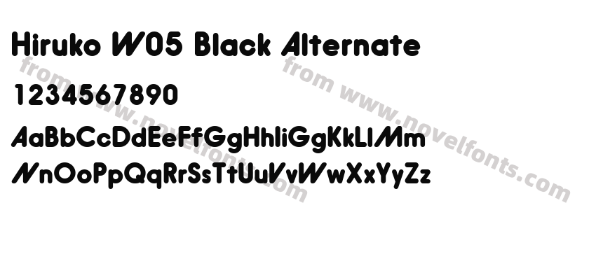 Hiruko W05 Black AlternatePreview