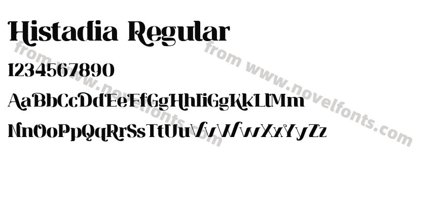 Histadia RegularPreview