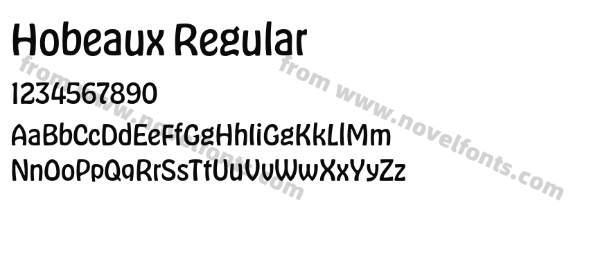 Hobeaux RegularPreview