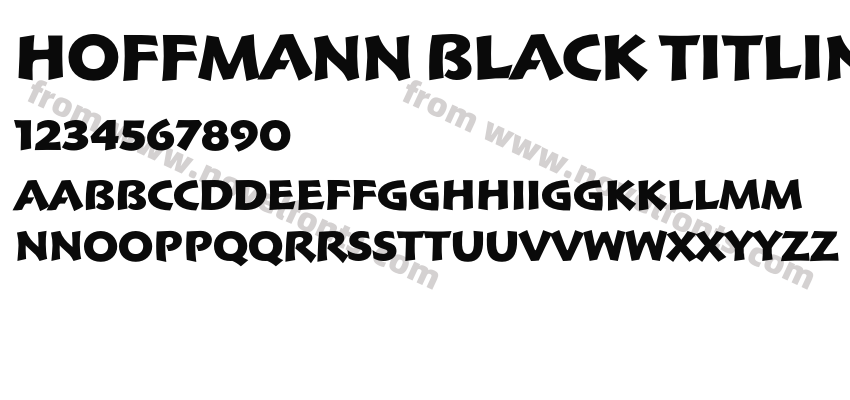 Hoffmann Black TitlingPreview