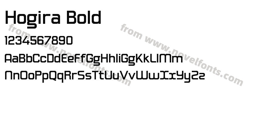 Hogira BoldPreview