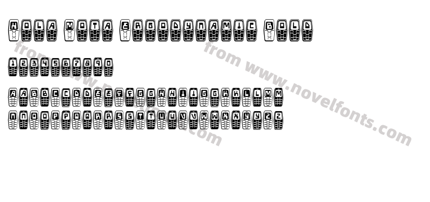 Hola Mota Ergodynamic BoldPreview