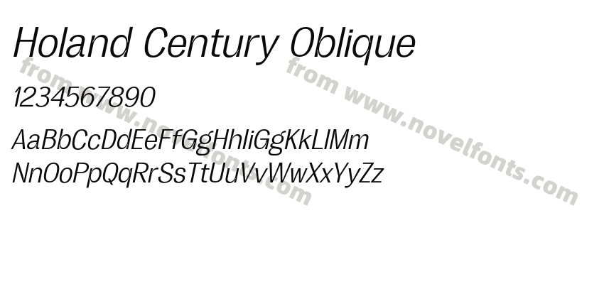 Holand Century ObliquePreview
