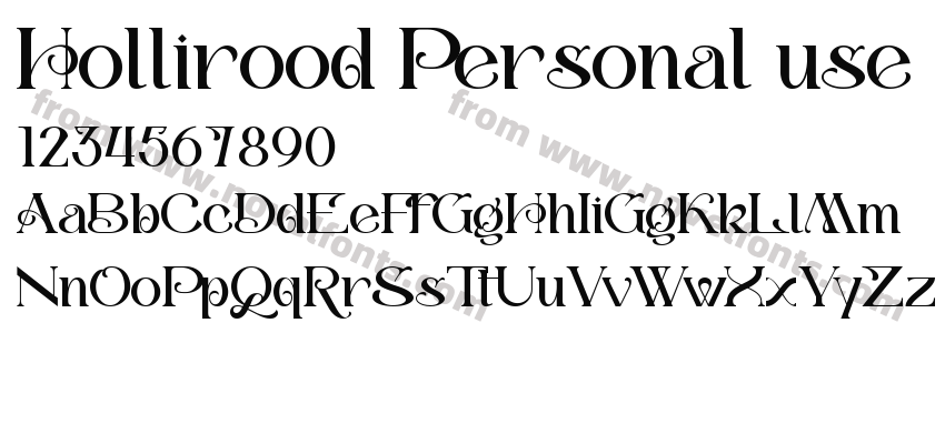 Hollirood Personal usePreview