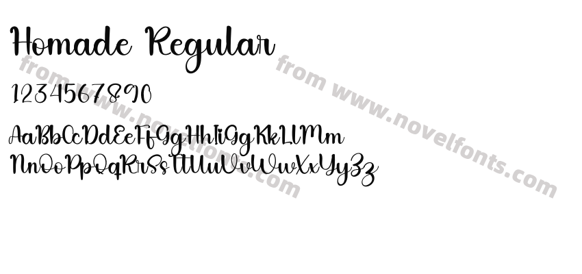 Homade RegularPreview