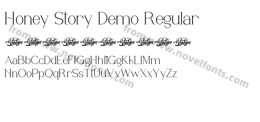 Honey Story Demo RegularPreview