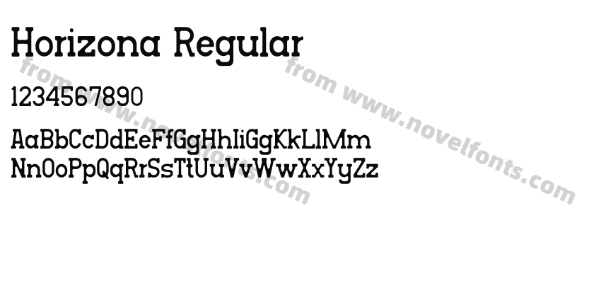 Horizona RegularPreview