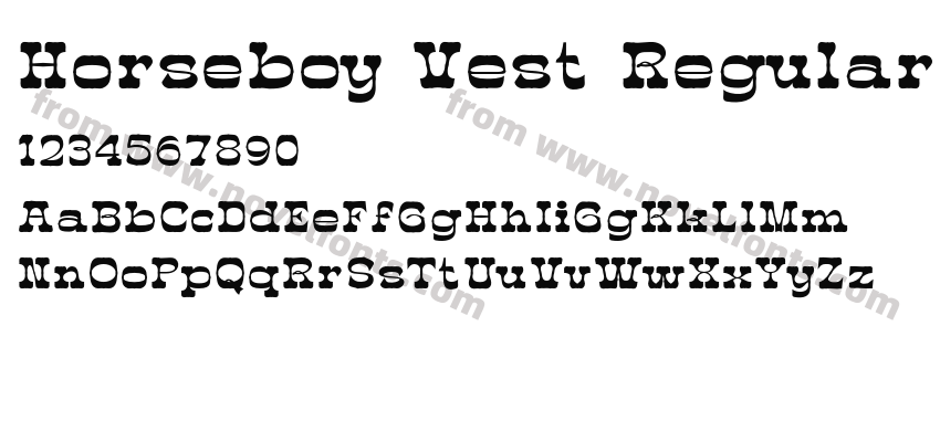 Horseboy Vest RegularPreview