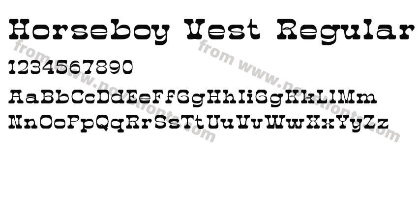 Horseboy Vest RegularPreview