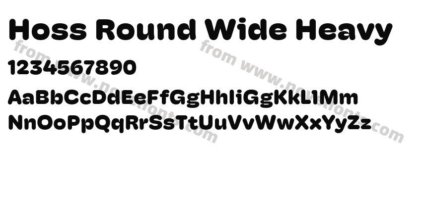 Hoss Round Wide HeavyPreview