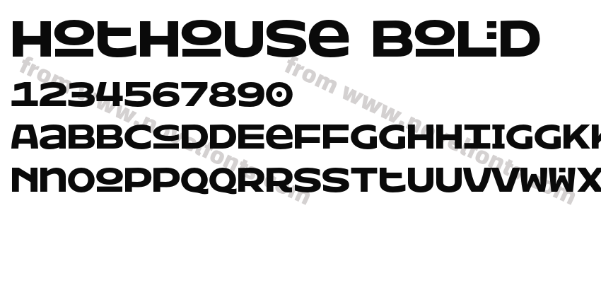 Hothouse BoldPreview