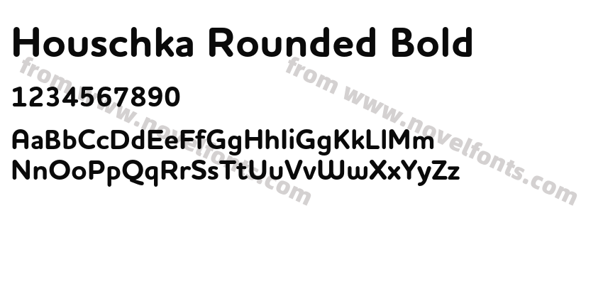 Houschka Rounded BoldPreview