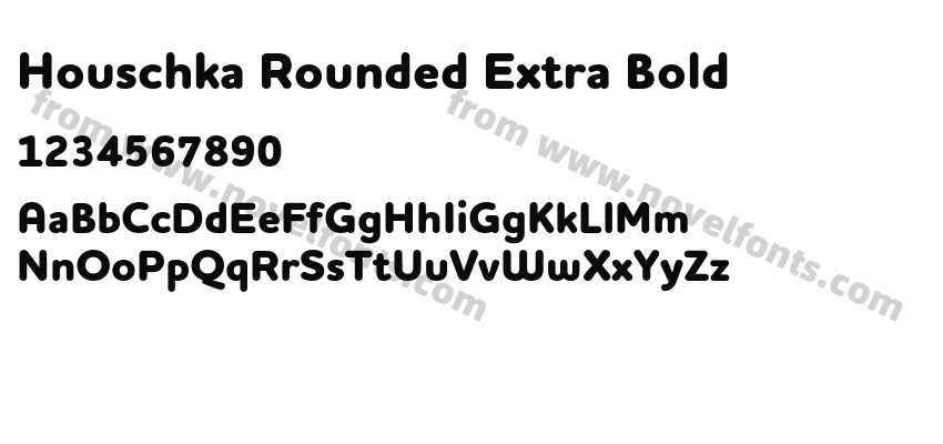Houschka Rounded Extra BoldPreview