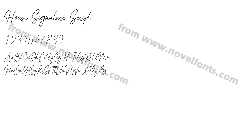 House Signature ScriptPreview