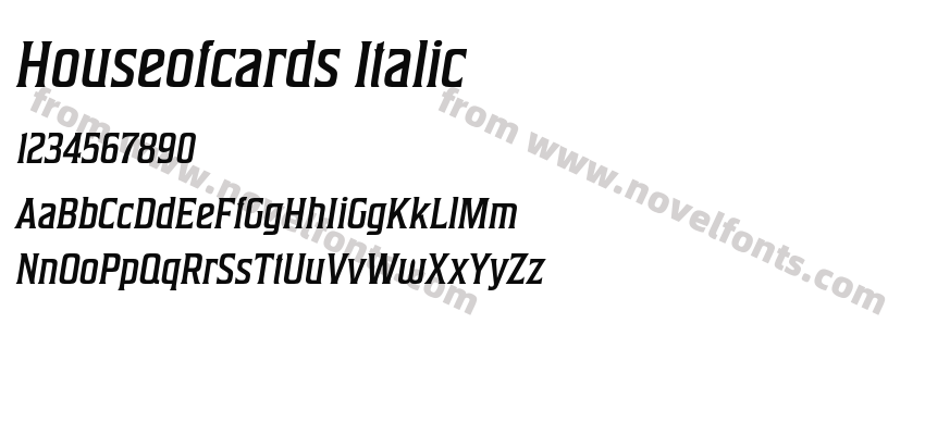 Houseofcards ItalicPreview