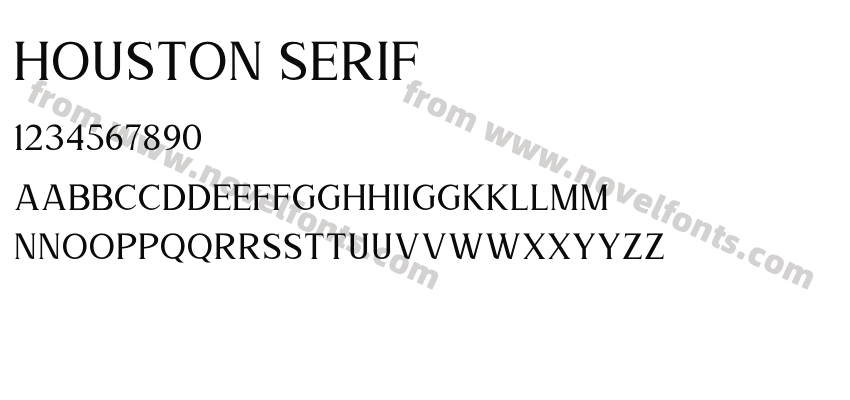 Houston SerifPreview