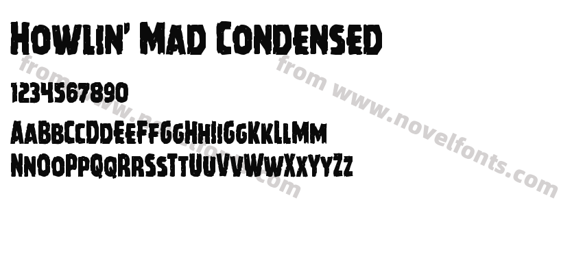 Howlin' Mad CondensedPreview