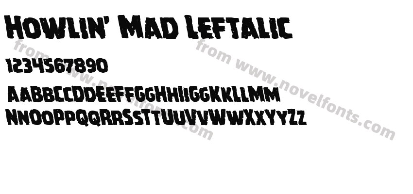 Howlin' Mad LeftalicPreview