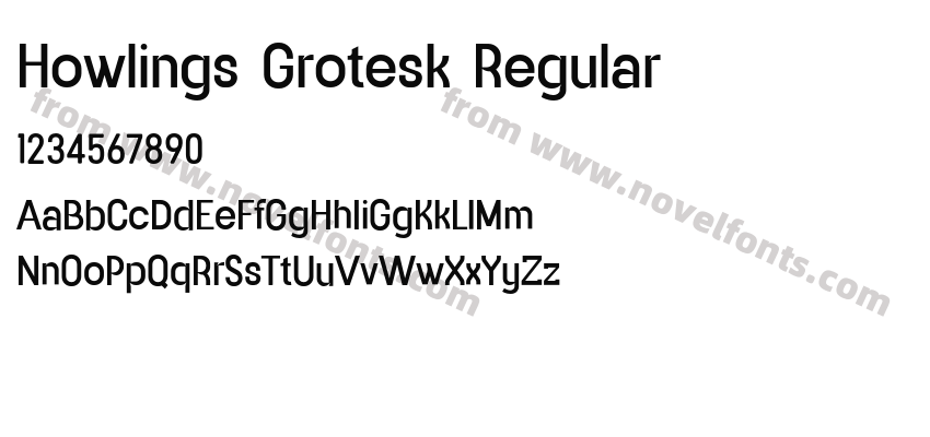 Howlings Grotesk RegularPreview