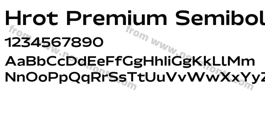 Hrot Premium SemiboldPreview