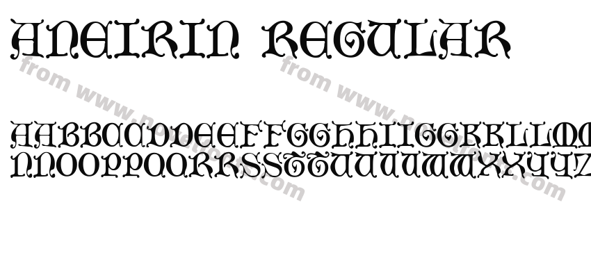 Aneirin RegularPreview