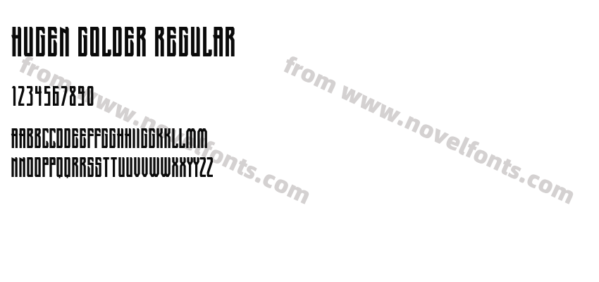 Hugen Golder RegularPreview