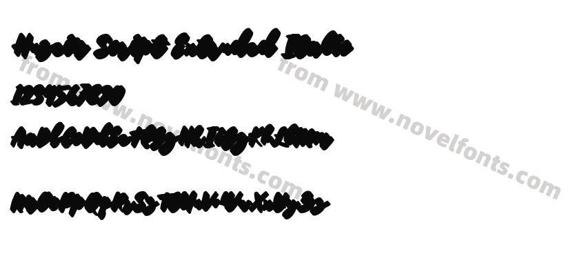 Husein Script Extruded ItalicPreview