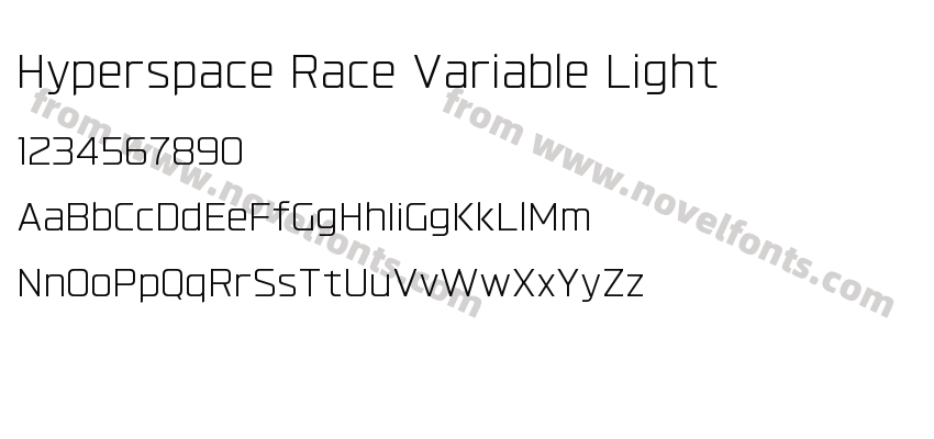 Hyperspace Race Variable LightPreview