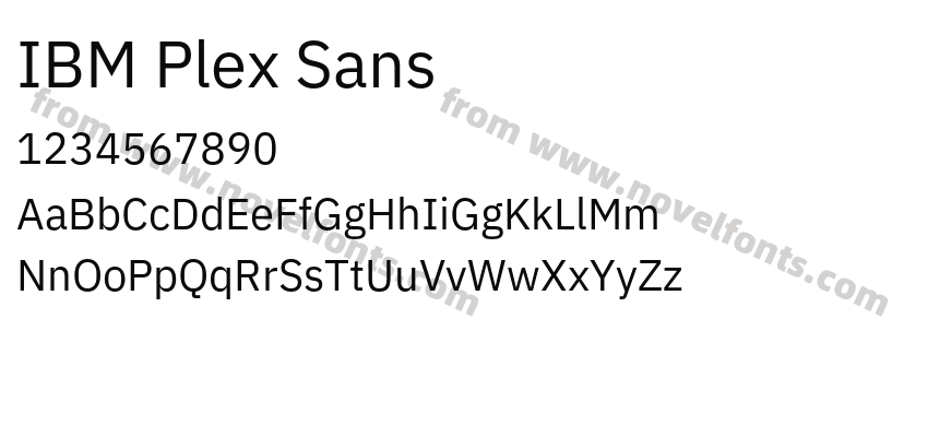 IBM Plex SansPreview