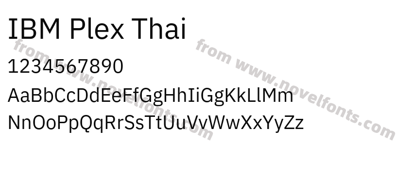 IBM Plex ThaiPreview