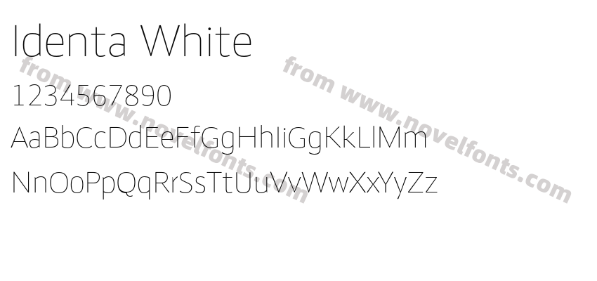 Identa WhitePreview