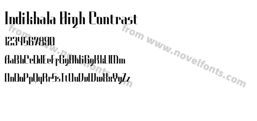 Indikhala High ContrastPreview