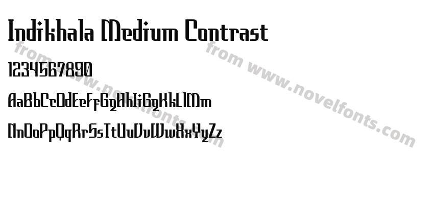 Indikhala Medium ContrastPreview