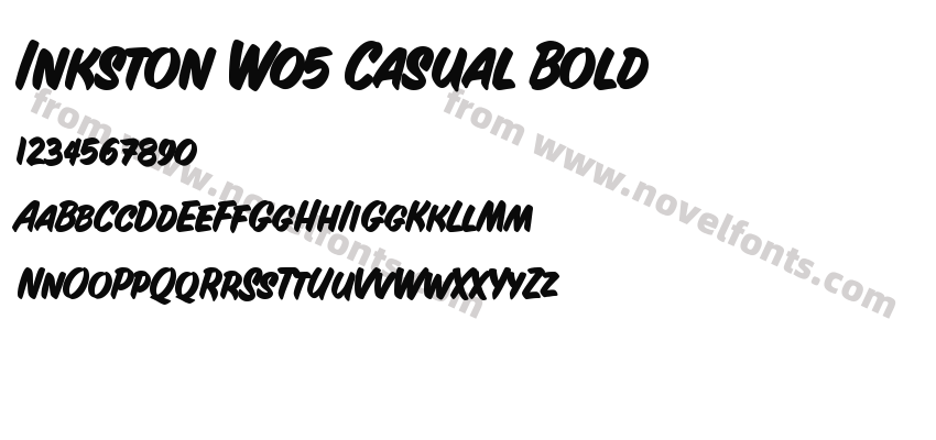 Inkston W05 Casual BoldPreview