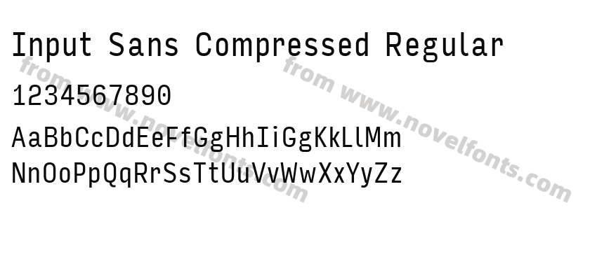 Input Sans Compressed RegularPreview
