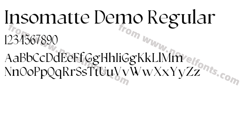 Insomatte Demo RegularPreview