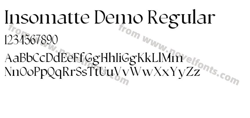 Insomatte Demo RegularPreview