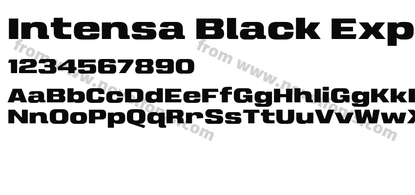 Intensa Black ExpandedPreview