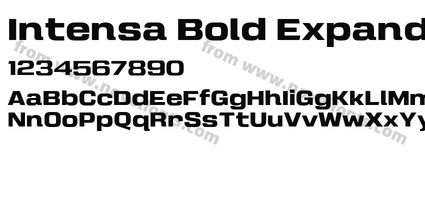 Intensa Bold ExpandedPreview