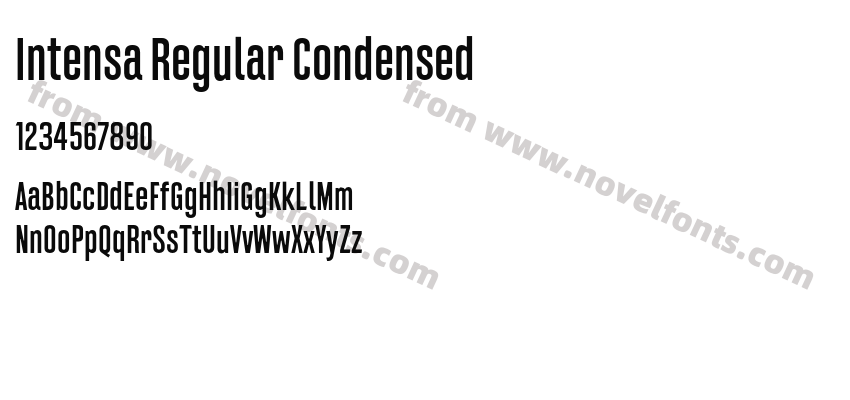 Intensa Regular CondensedPreview
