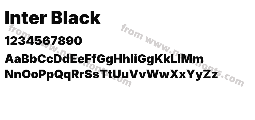 Inter BlackPreview