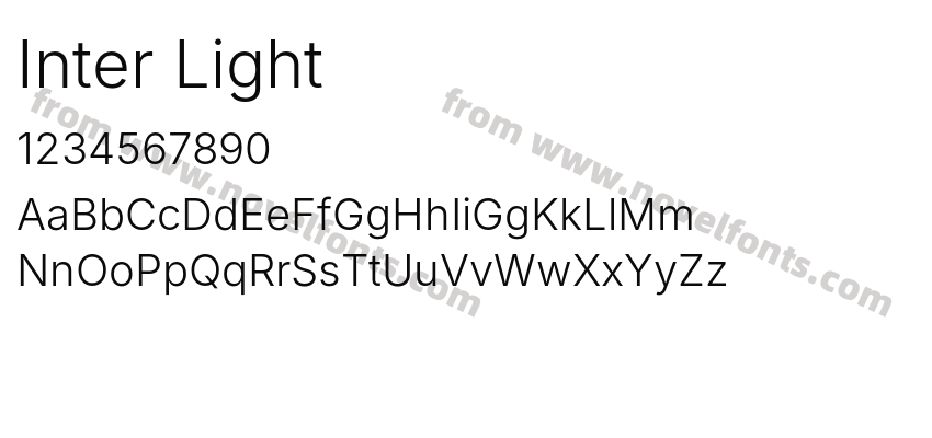 Inter LightPreview