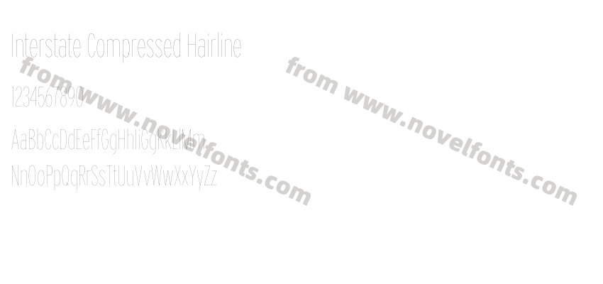 Interstate Compressed HairlinePreview