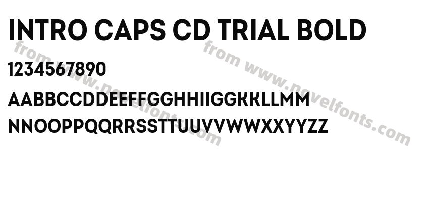 Intro Caps Cd Trial BoldPreview