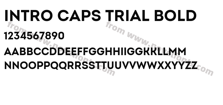Intro Caps Trial BoldPreview